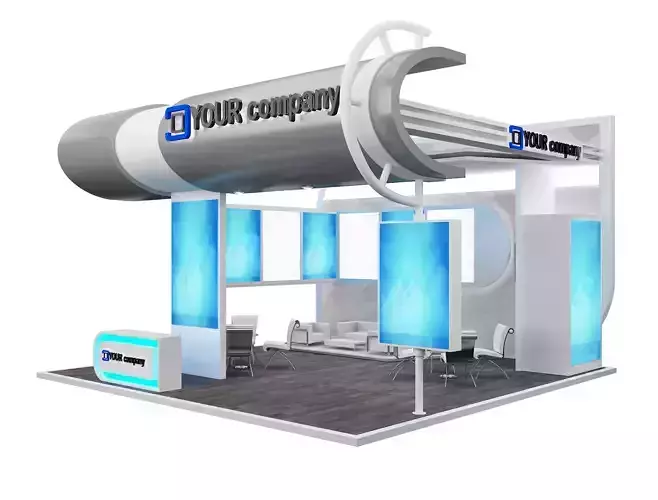  Booth Exhibition Stand a556b
