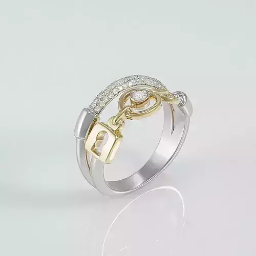 Fashion  Ring  by Dior STL formats ready for printing  3D print model