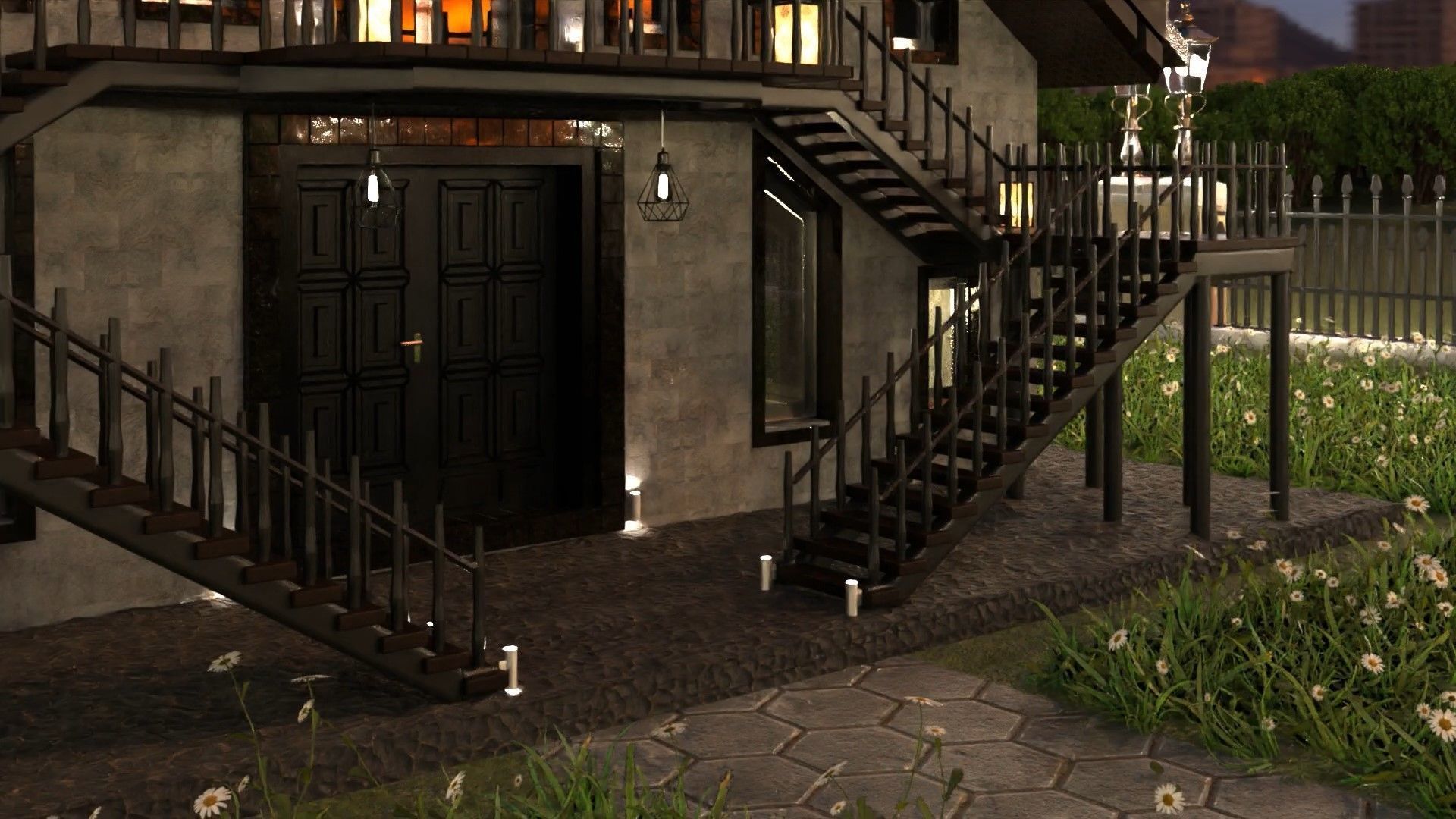 Luxury house 20 Free 3D model_8