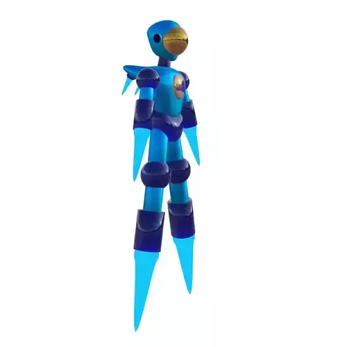 Future Space Suit Low-poly 3D model