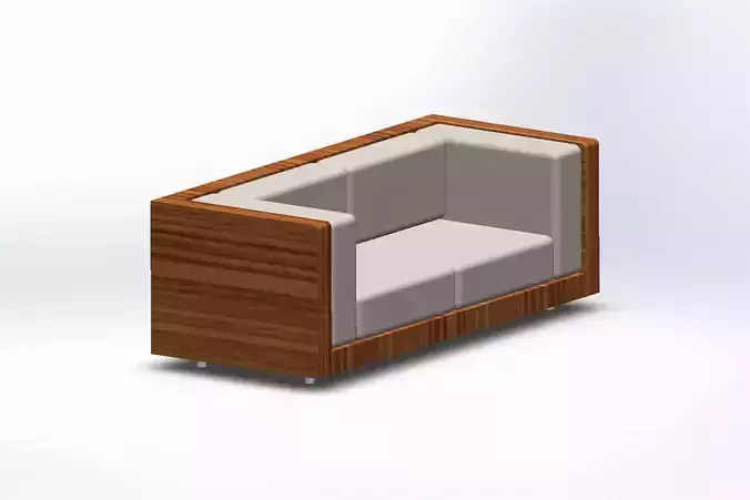 Calia Italia armchair art nouveau 3D model