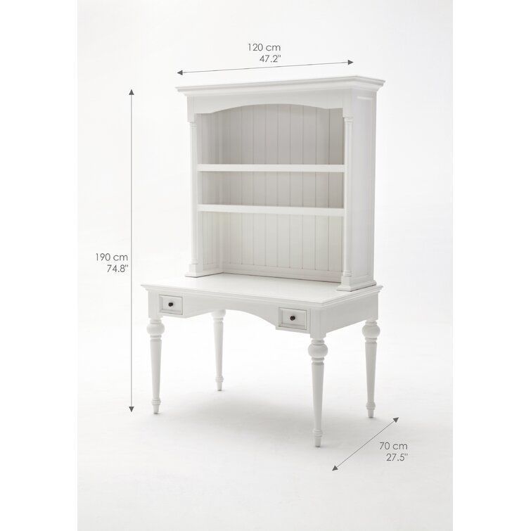 Westmont Desk with Hutch 3D model_15