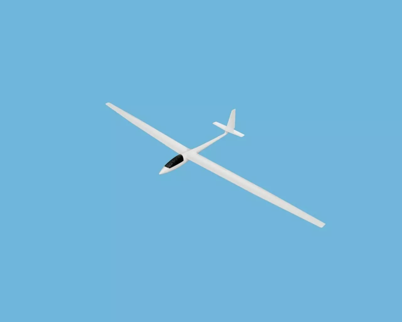ASW 17 3500mm span Scale Sailplane Model 3D model