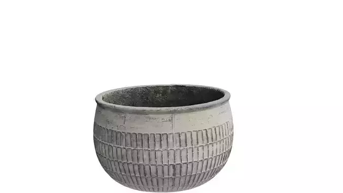 Flowerpot oval sink with hole in middle