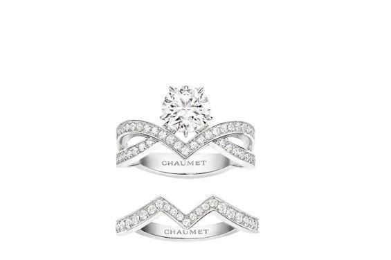 Chaumet fashion  engagement ring STL format  3D print model_1