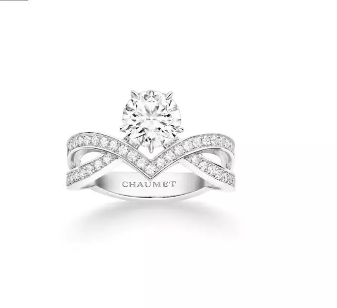 Chaumet fashion  engagement ring STL format  3D print model_0