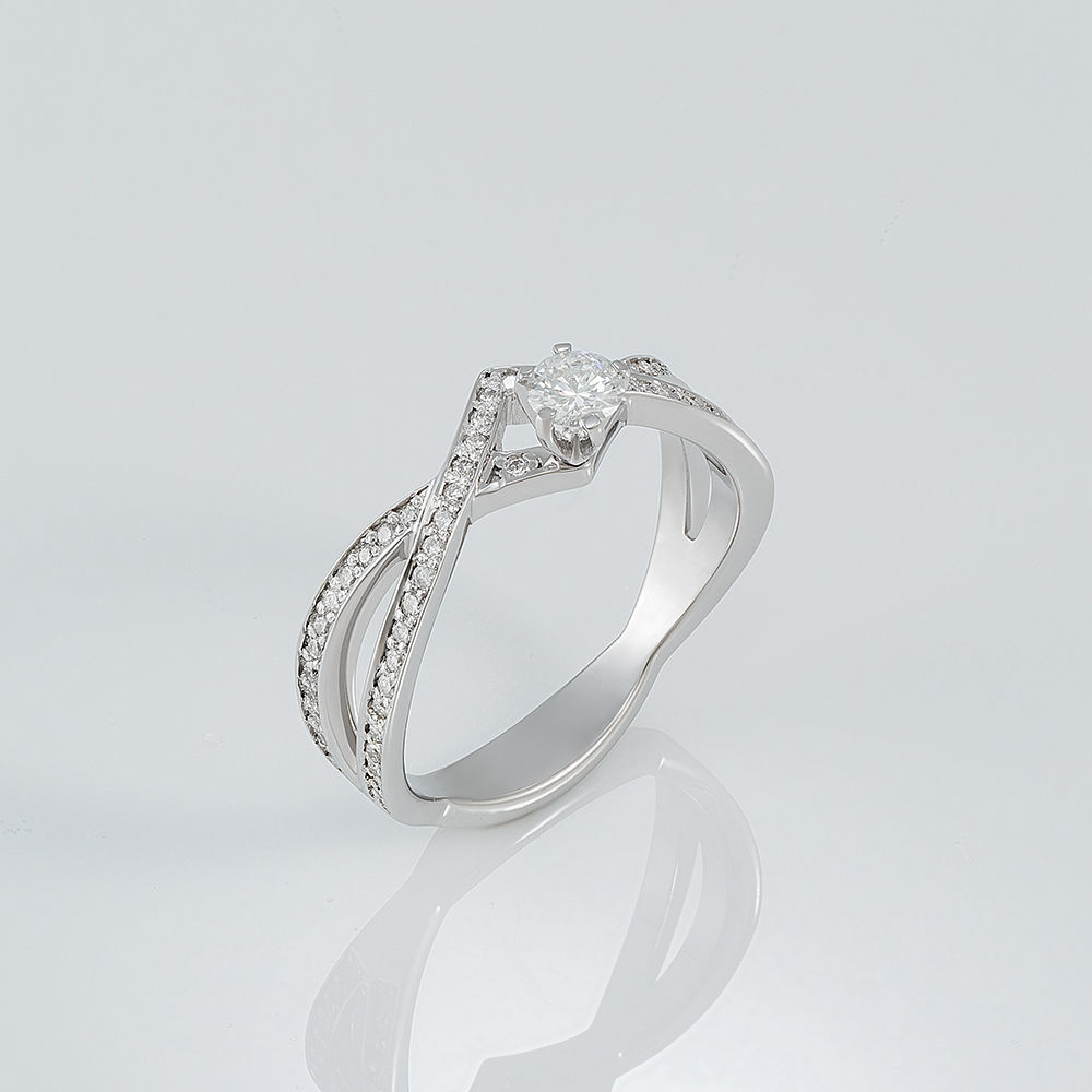 Chaumet fashion  engagement ring STL format  3D print model_3