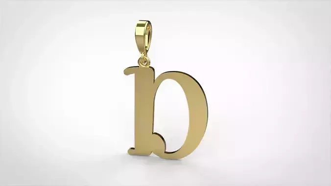   pendant alphabet Aerwyna D medium 