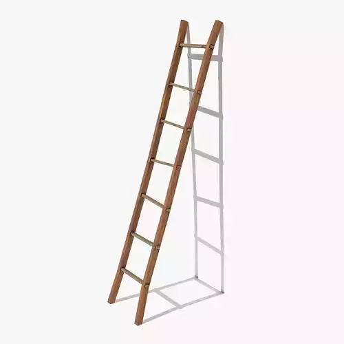 Wooden Ladder Vertical Stair