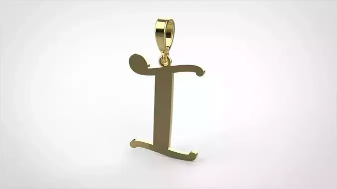 pendant alphabet Aerwyna  I medium 