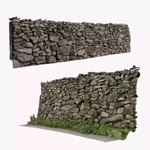 3 version of Korean Traditional Stone Wall