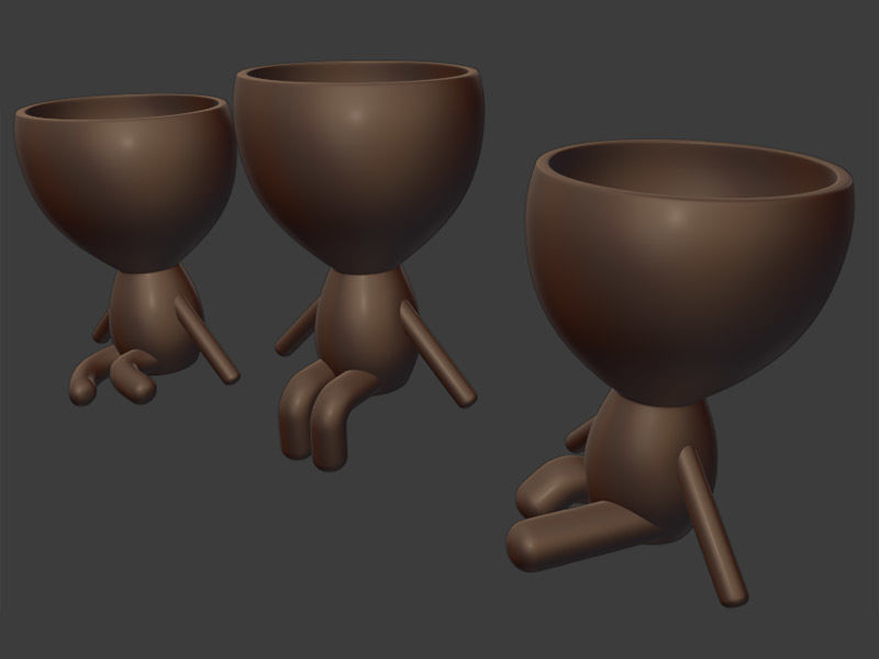 Decorative Flower Pots 3D print model_2