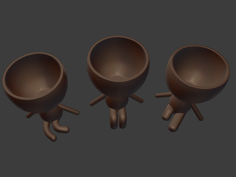 Decorative Flower Pots 3D print model_3