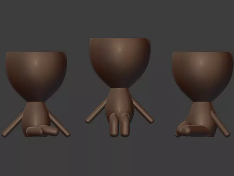 Decorative Flower Pots 3D print model_0