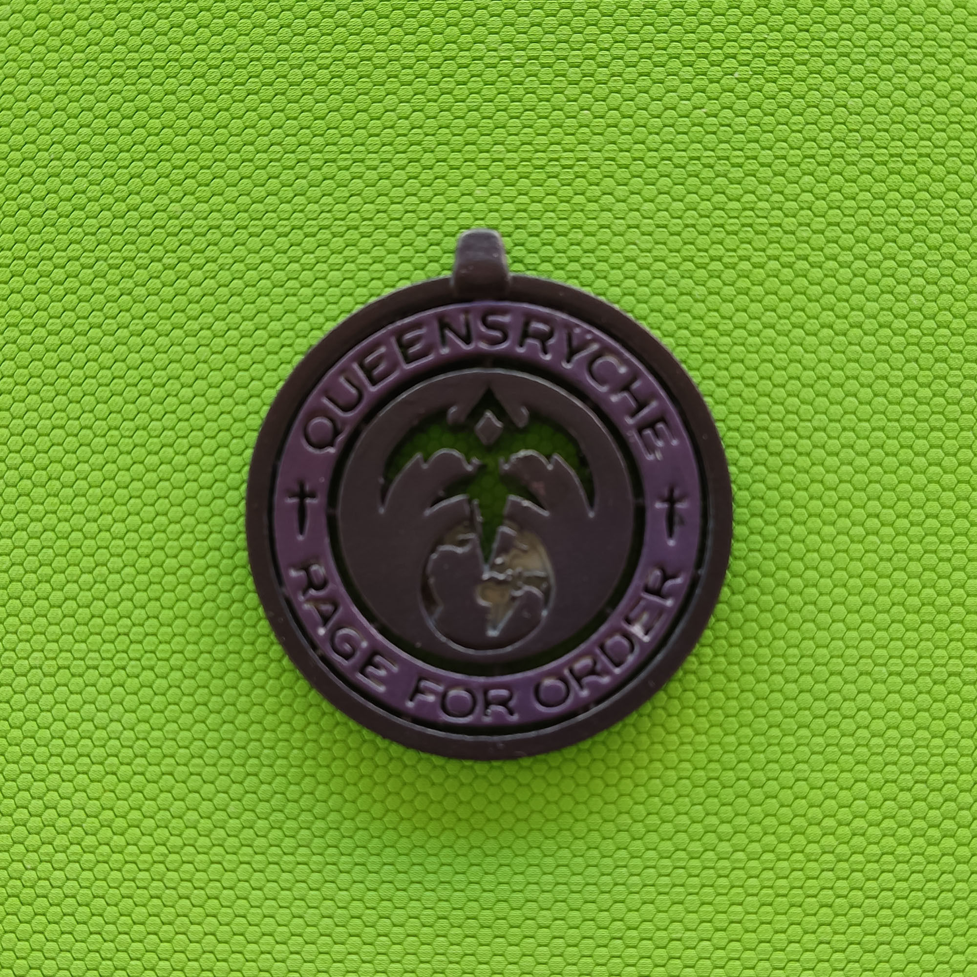 Queensryche Keychain Free 3D print model_1