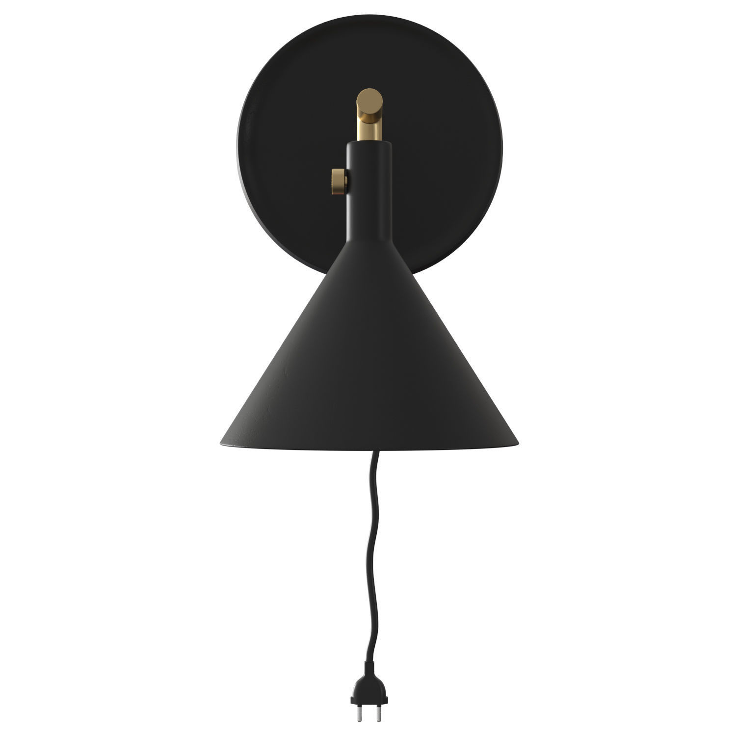 Cast Sconce Wall Lamp 3D model_1