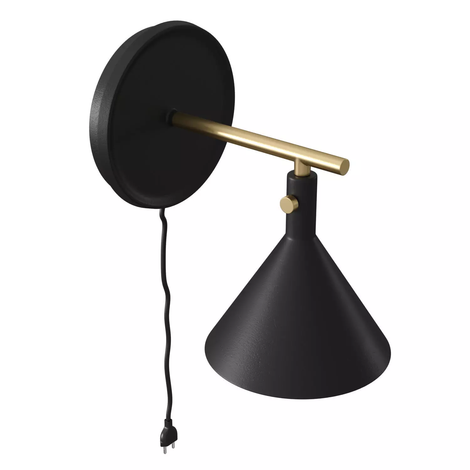 Cast Sconce Wall Lamp 3D model_0