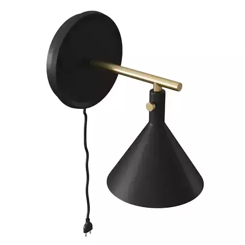 Cast Sconce Wall Lamp 3D model