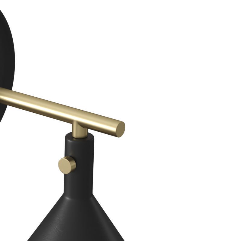 Cast Sconce Wall Lamp 3D model_2