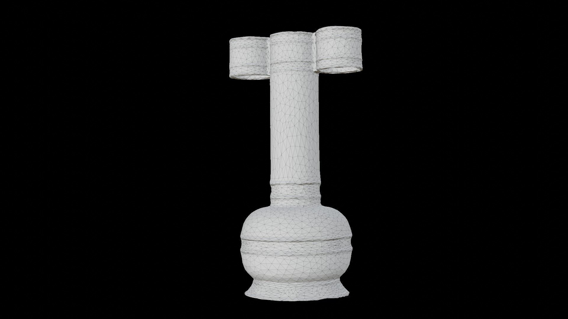 Korean Traditional folk ride Tuho 3D model_4