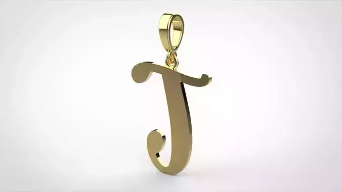 pendant alphabet Aerwyna  T medium 