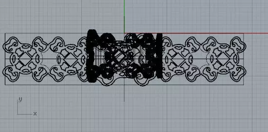  Anello flow font trasformato Free 3D model_0