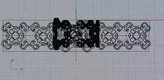  Anello flow font trasformato