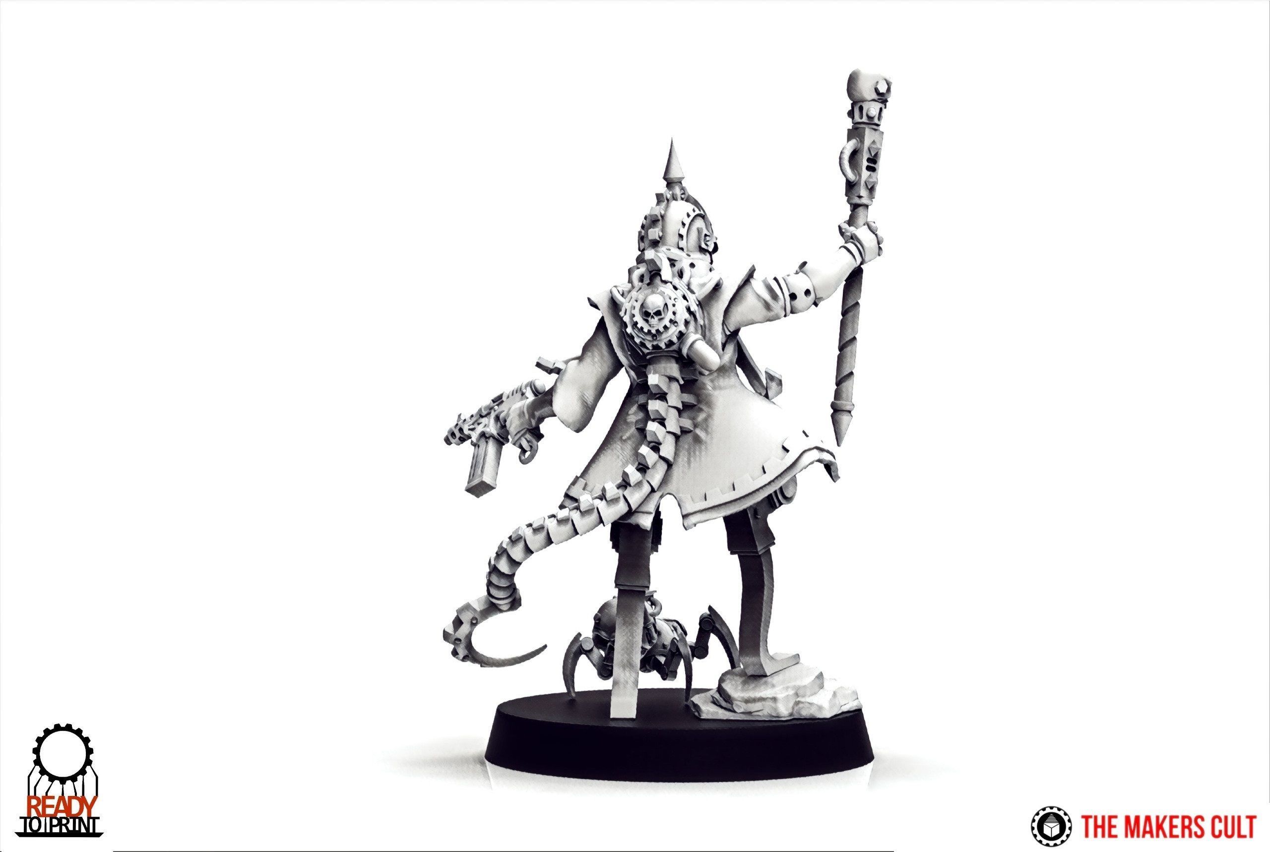 Dark Techno -  Chief of protocol 3D print model_2