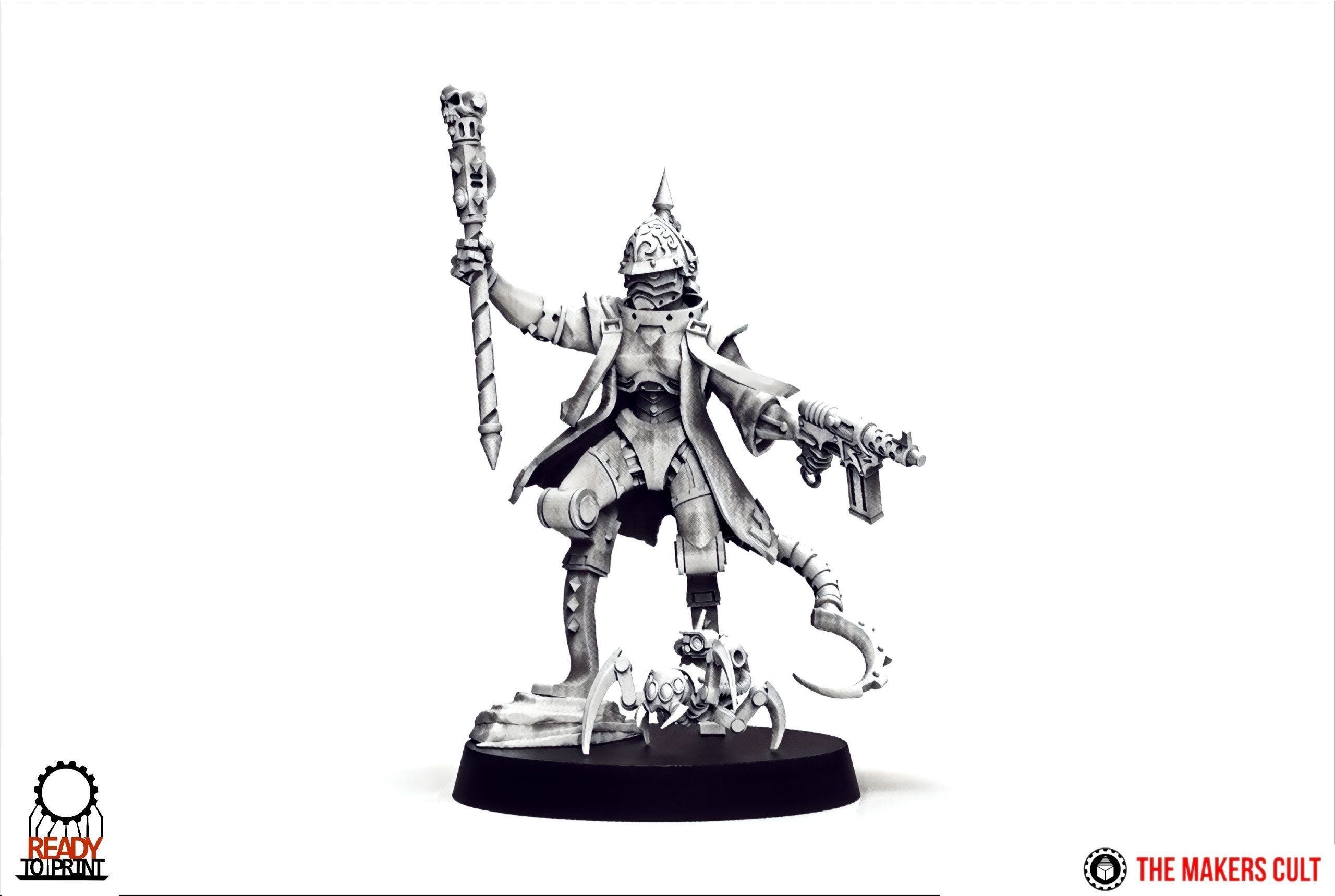 Dark Techno -  Chief of protocol 3D print model_1