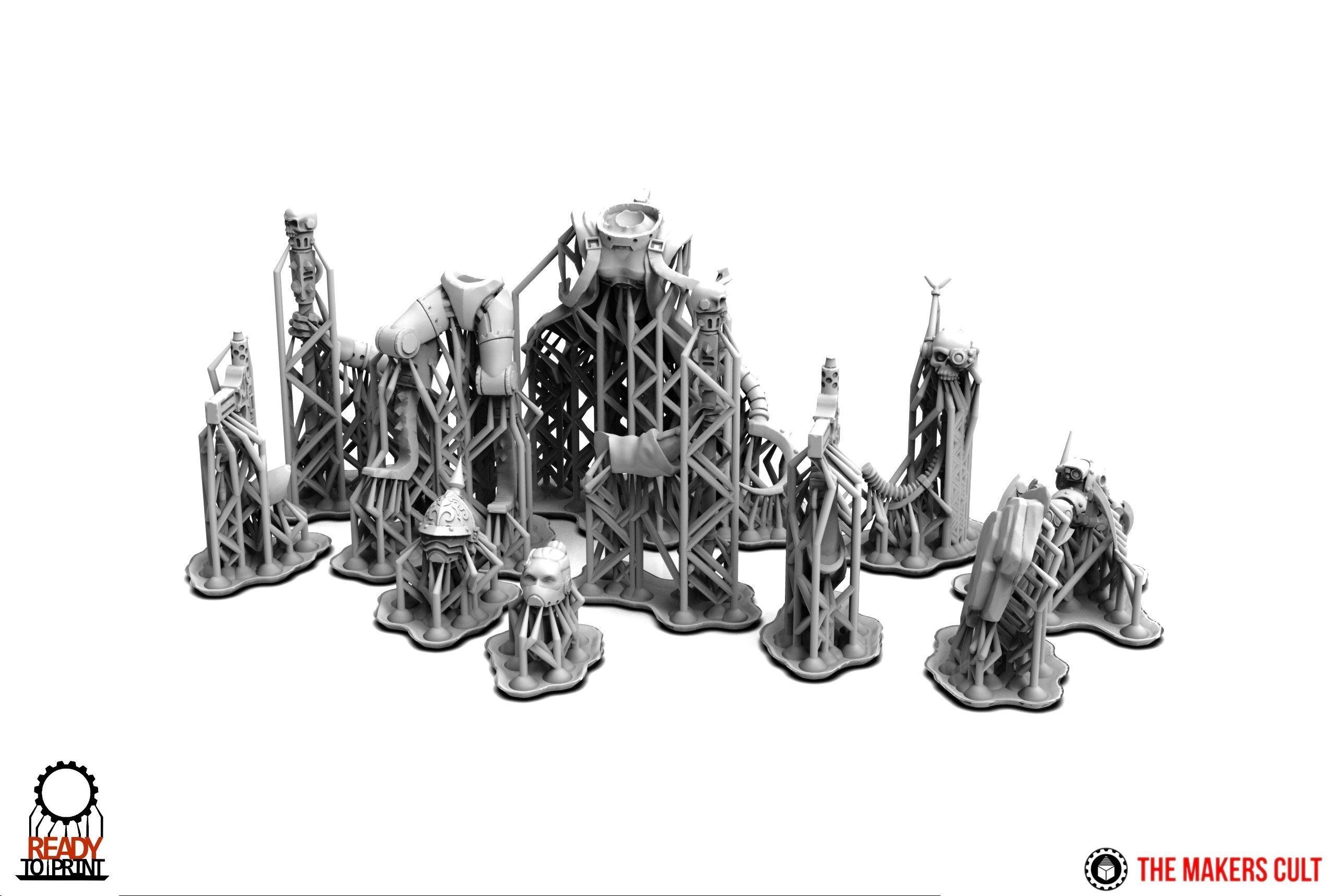 Dark Techno -  Chief of protocol 3D print model_4