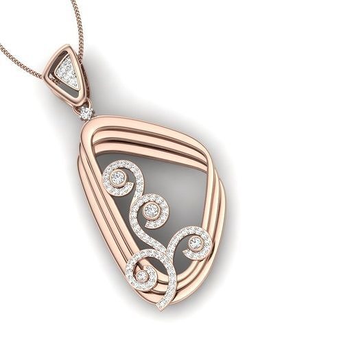 Solitaire pendant 3D print model