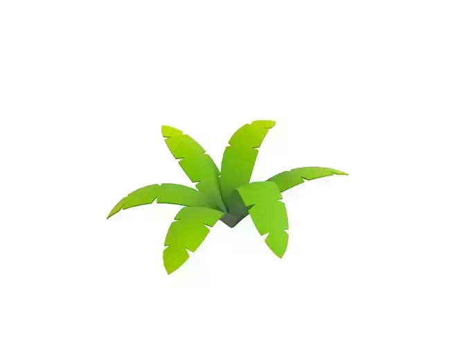 Low Poly Fern 001