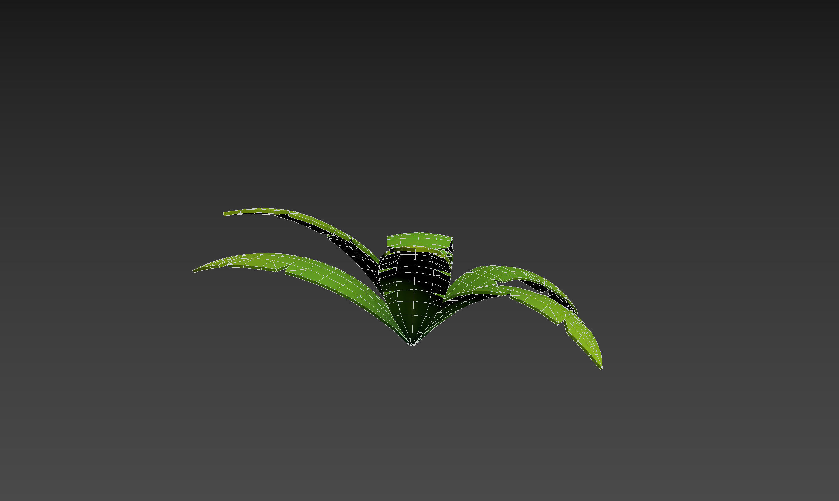 Low Poly Fern 001 Low-poly 3D model_15