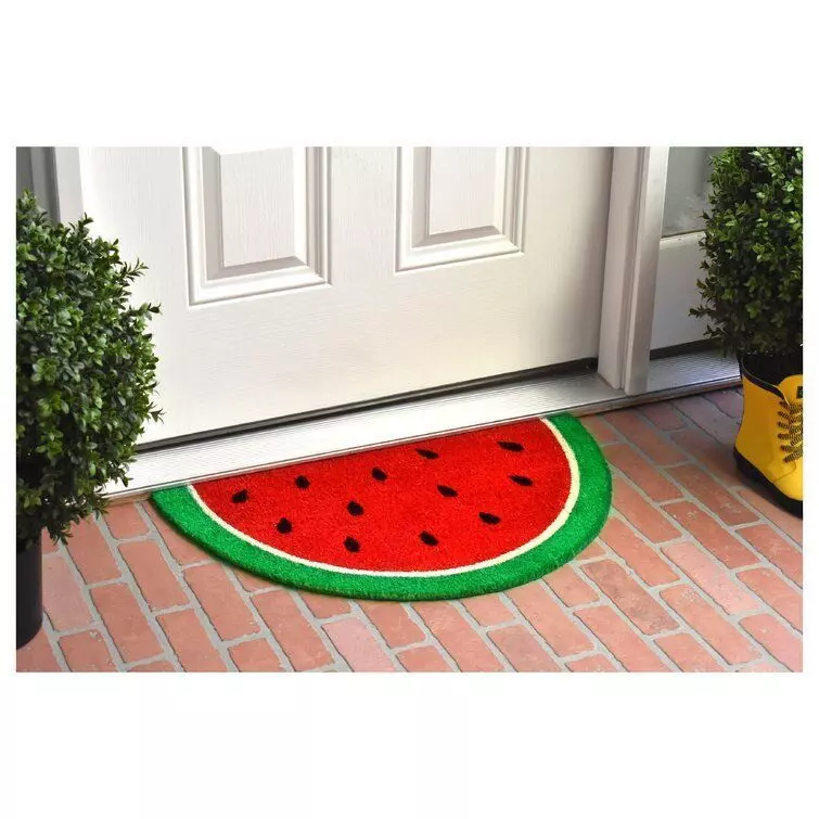 Achraf Watermelon Slice Outdoor Door Mat 3D model_0