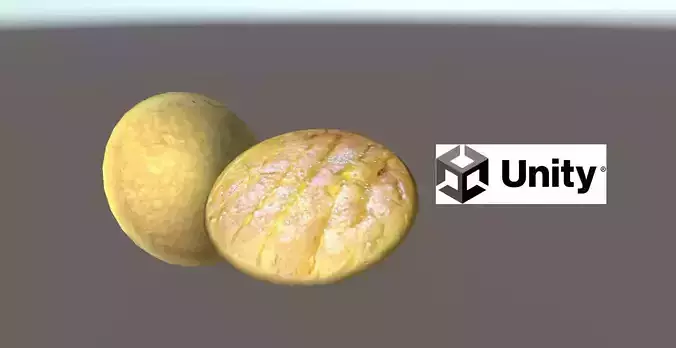 Bread round piece of