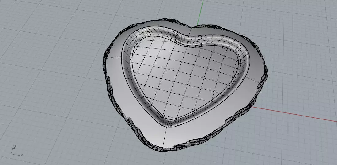  Ciondolo cuore Sweep 2 Free 3D model_0