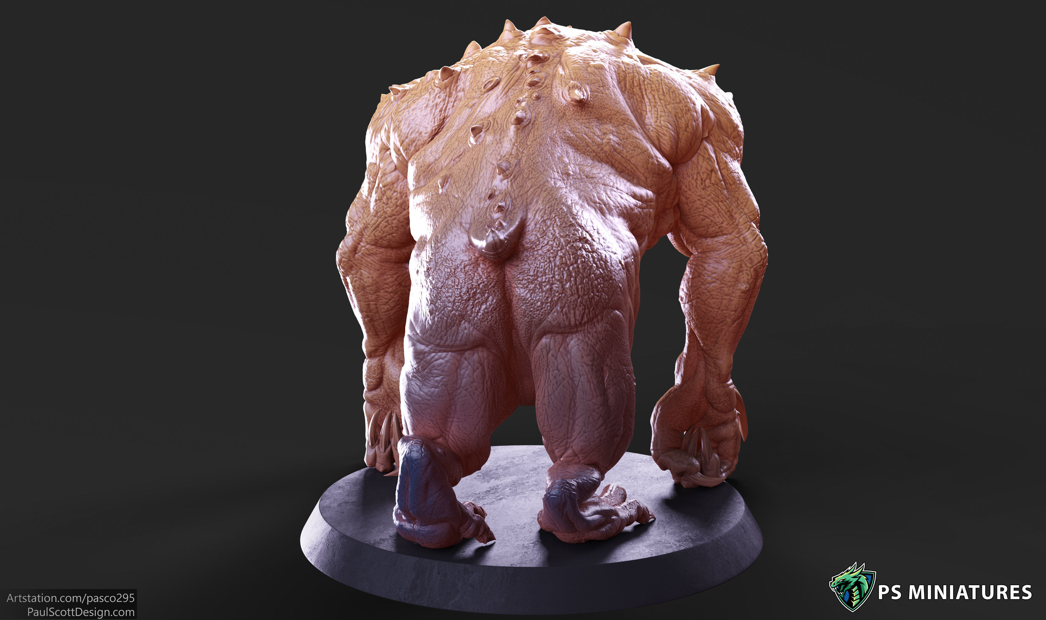 Slaad Lizardman - Pose 2 3D print model