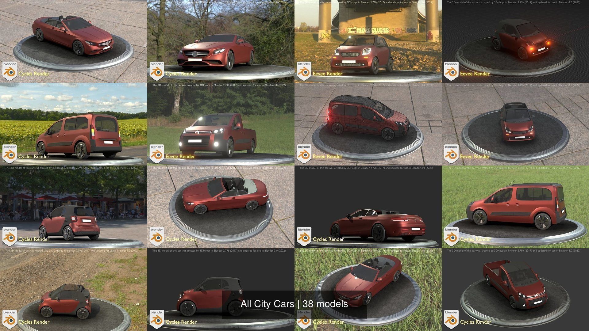 All City Cars 3D Model Collection_29