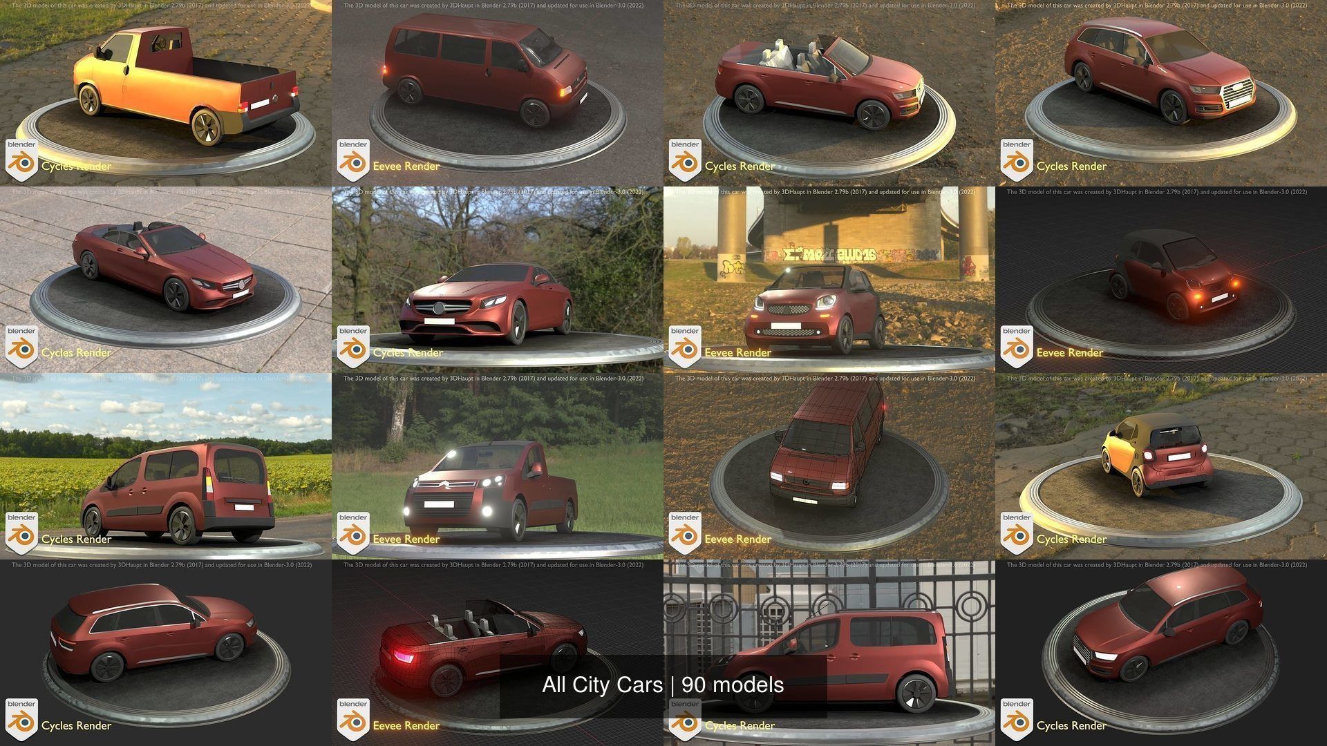 All City Cars 3D Model Collection_27