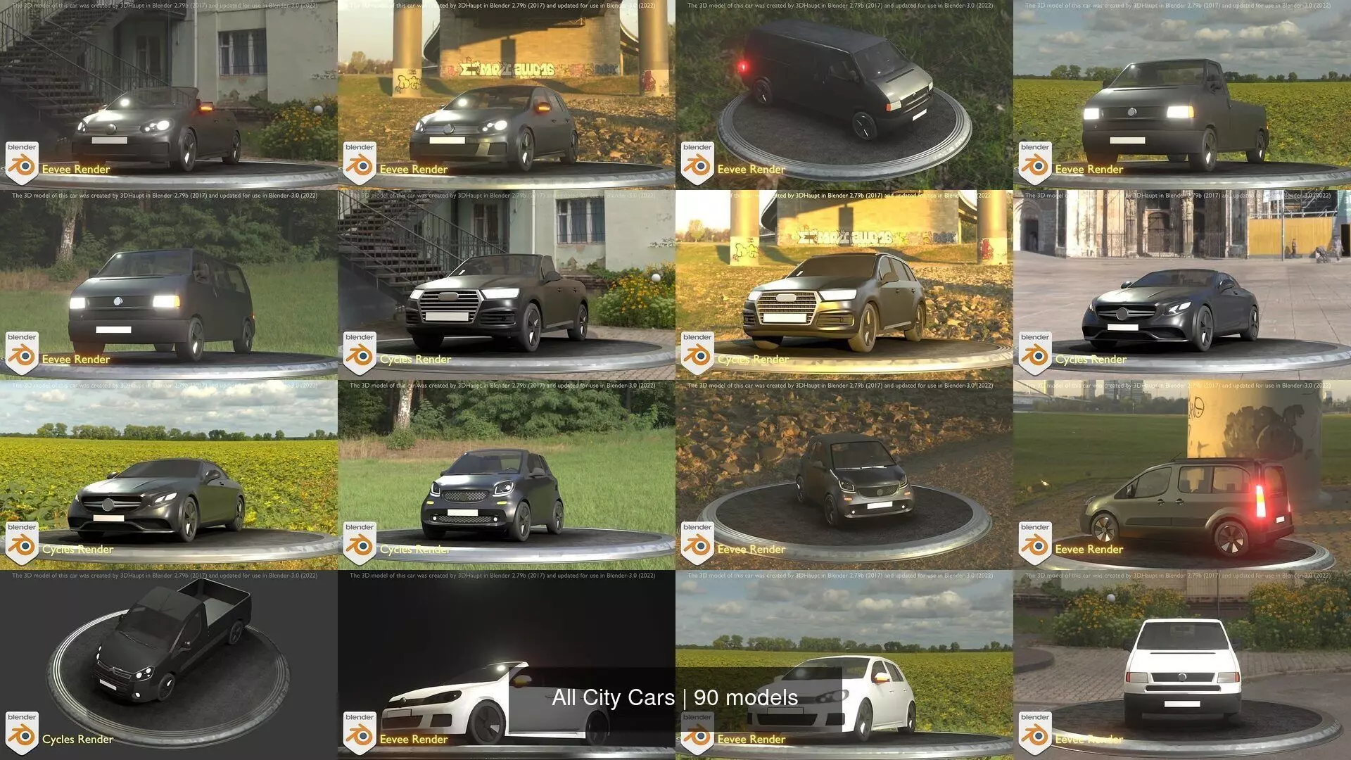 All City Cars 3D Model Collection_9