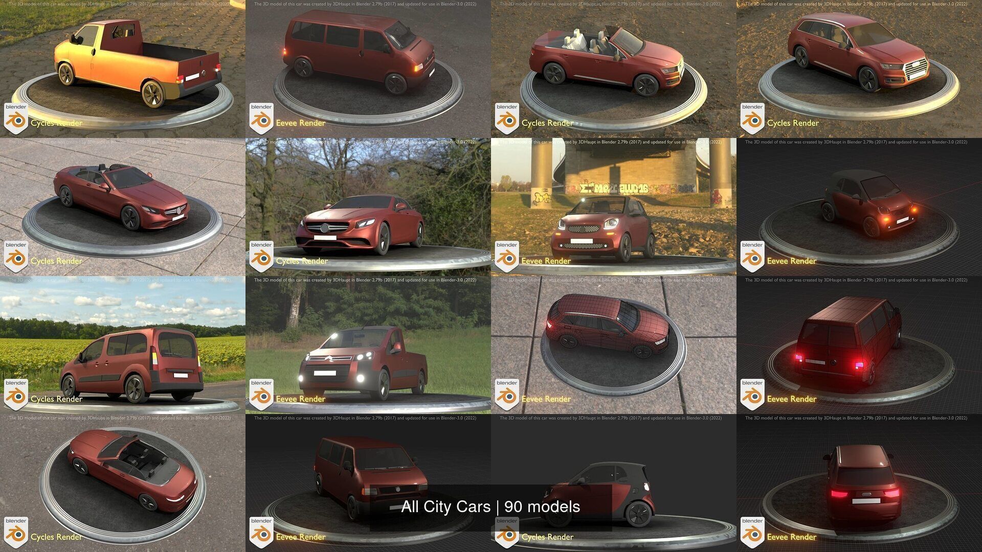 All City Cars 3D Model Collection_19