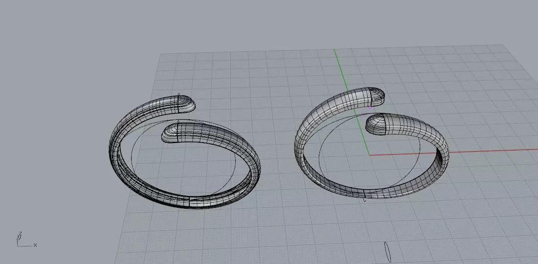 Bracciale Contrari con traforo grasshopper Free 3D model_0