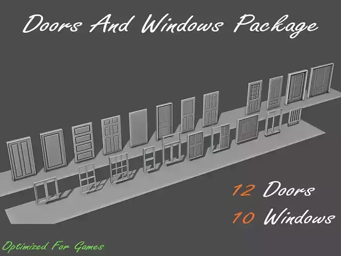 22 Doors and Windows Package