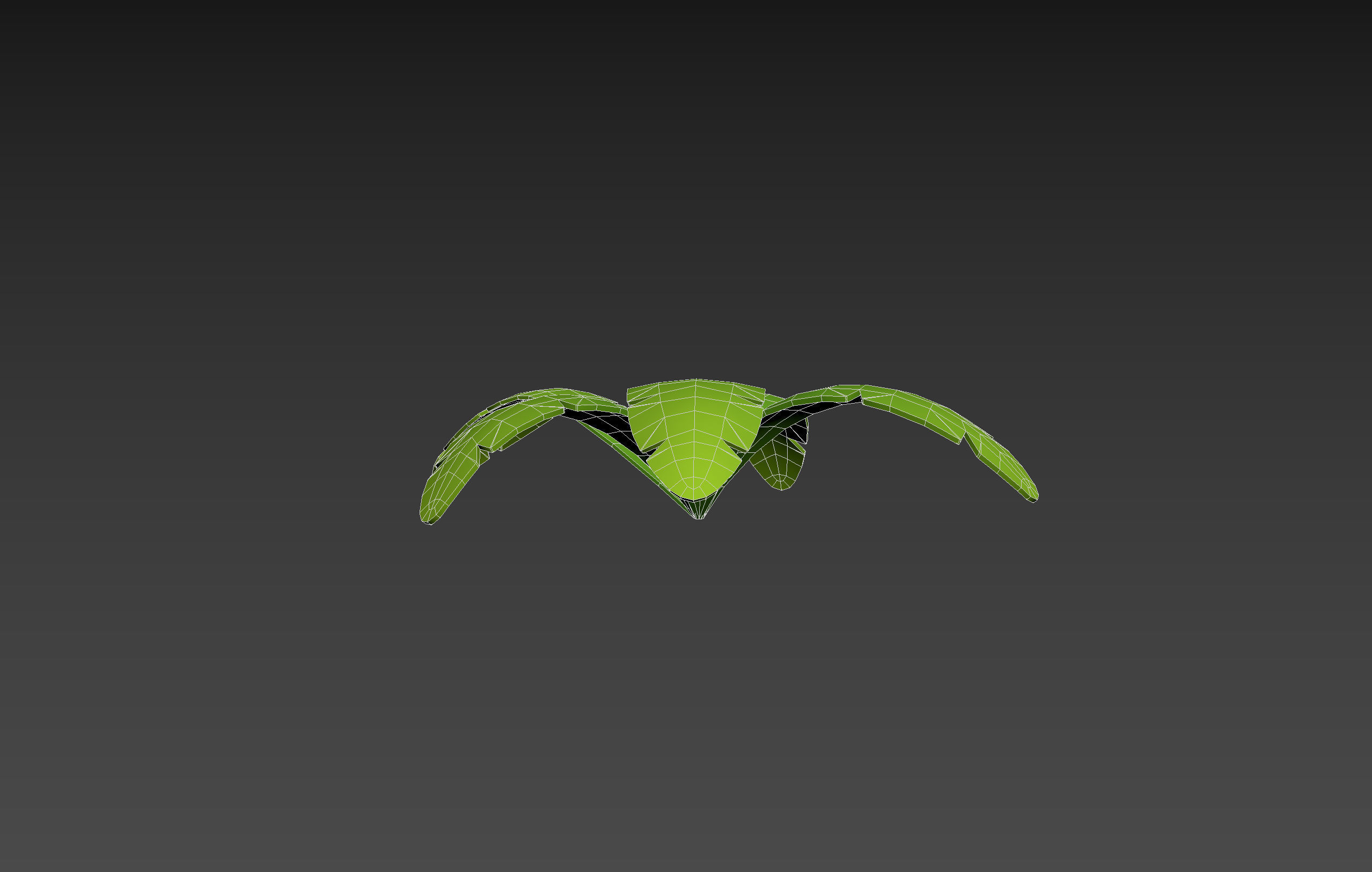 Low Poly Fern 003 Low-poly 3D model_12