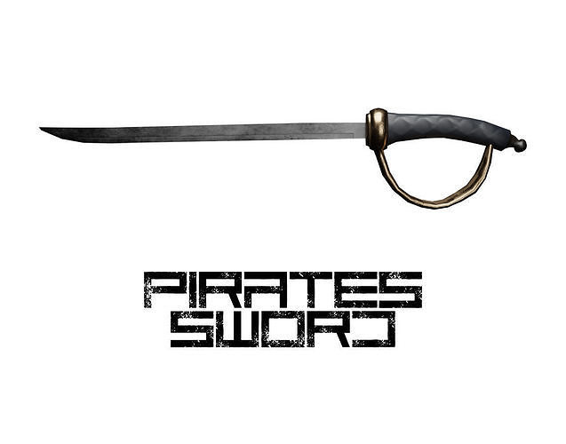 Pirate Sword 3D model