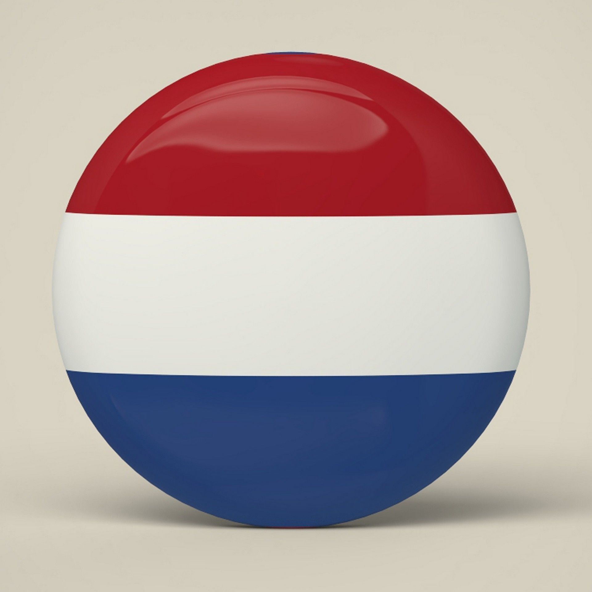 Netherlands Badge Low-poly 3D model_4