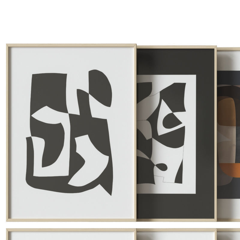 art work set 20 3D model_1