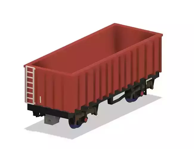 OO Model Railway MEA Box Wagon