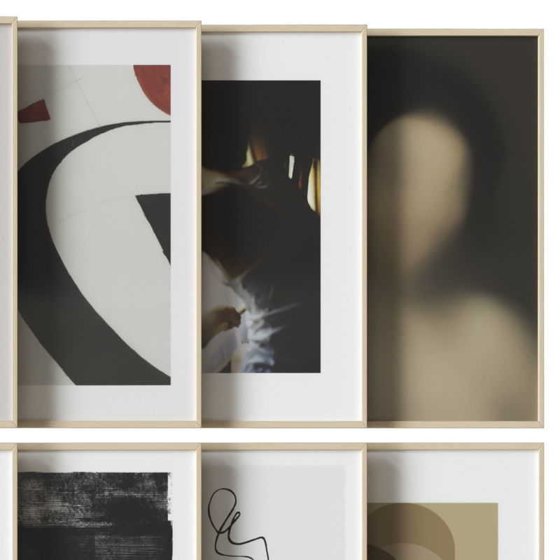 art work set 19 3D model_2