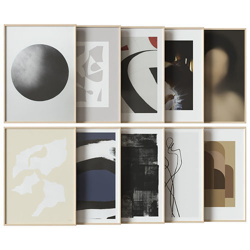 art work set 19 3D model